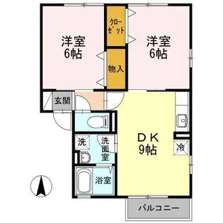 メゾン・ラピス【2階】の間取り