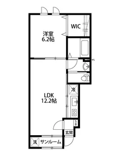 GRACE神道寺1号館【1階】の間取り