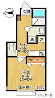 桃の木【1階】の間取り
