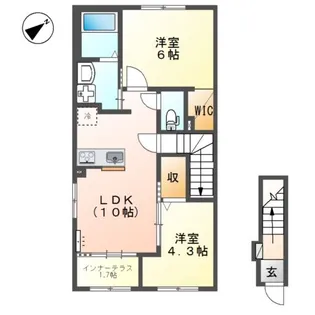 フェリース・グラン【2階】の間取り