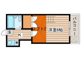 アシスト笠寺【2階】の間取り