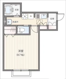 ミハス三鷹の森【1階】の間取り