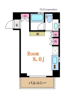 丸喜ビル【4階】の間取り