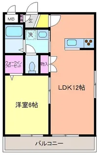 サンリーブA棟【3階】の間取り