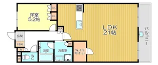 フェリシオ塚口【15階】の間取り