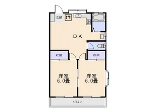 ラベンダー【2階】の間取り