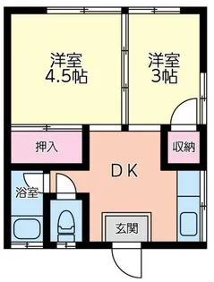 大森アパート【2階】の間取り