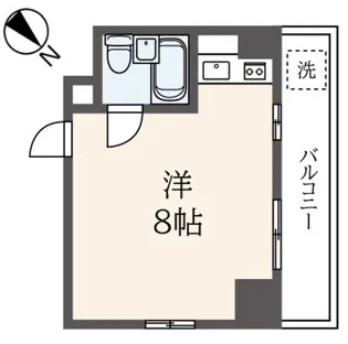 アセントマウンテン容湖【2階】の間取り