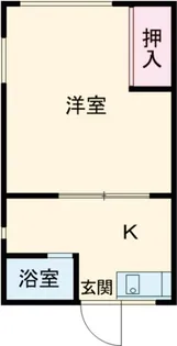 コーポA【1階】の間取り
