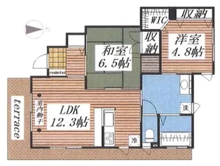 リリーフ【1階】の間取り