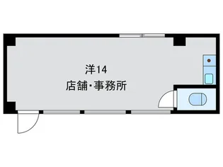 富松城レジデンス【1階】の間取り