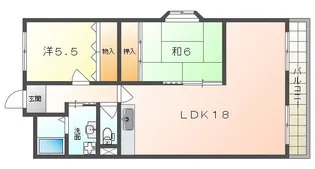 ウエストコート【3階】の間取り
