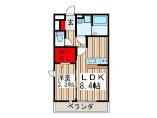 G-grande【3階】の間取り