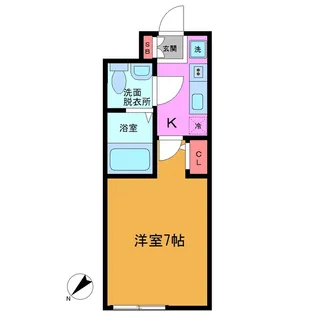 ベリエ松戸【1階】の間取り