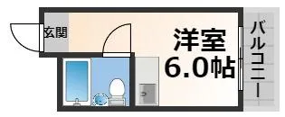プレアール菱屋西【2階】の間取り