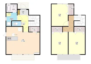 エリー A棟【1階】の間取り