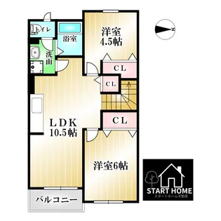ベリエハウス【2階】の間取り