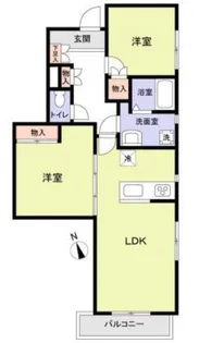 グランデール【2階】の間取り