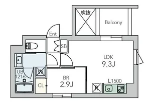 GranDuo中野6【3階】の間取り