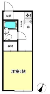 ハイムユウキ【1階】の間取り