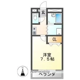 ドエルYS【1階】の間取り