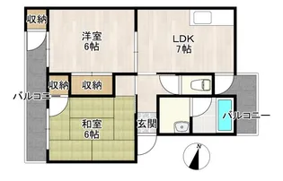 カノープス千里【1階】の間取り