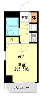 ナイスアーバン鶴見中央【6階】の間取り