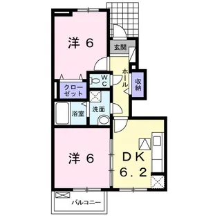 エムズ サニー ガーデン VIII【1階】の間取り