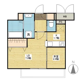 月光鎮守府【10階】の間取り