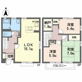 グランバリエゆりが丘の間取り