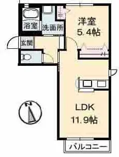かのん【2階】の間取り