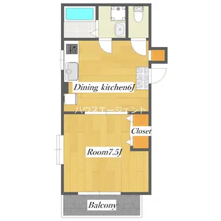 サンライズ葛西【4階】の間取り