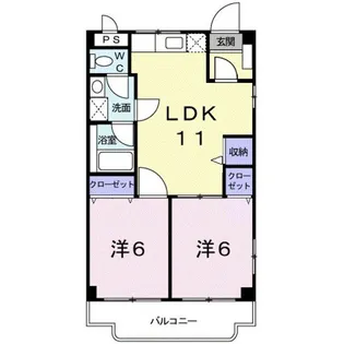 フェニックス【2階】の間取り