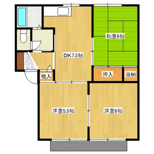 Sunny Court A棟【2階】の間取り