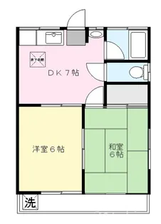 コーポ美園【2階】の間取り