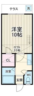 セザンヌ新栄2【2階】の間取り