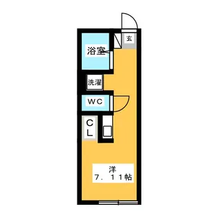 アルシオーネA【1階】の間取り