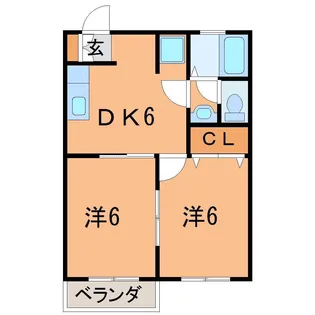 ラ・スイートP【2階】の間取り