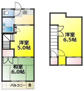 ハイツ中村園Bの間取り