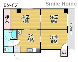 エクセレント川辺【2階】の間取り