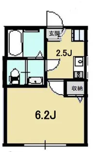 ルミエール八千代台【2階】の間取り