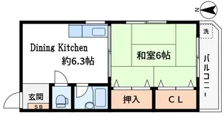 浅野ビル【3階】の間取り