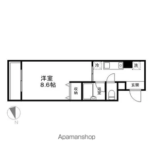 ドゥエル・アズ【3階】の間取り