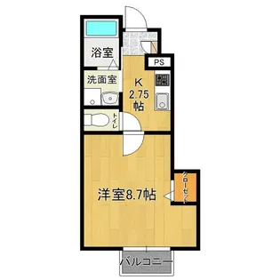 WOODSTOCK【1階】の間取り