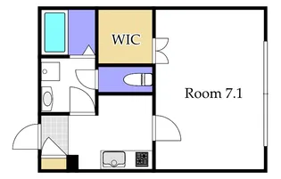 アン・ボヌール【1階】の間取り