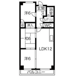 第2高杉マンション【2階】の間取り