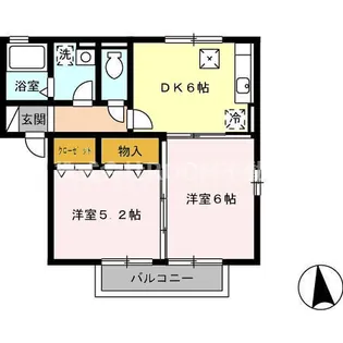 セジュール楽楽 C棟【1階】の間取り
