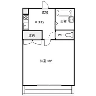 シーズンコート可児【1階】の間取り