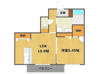 メゾンドソフィア【2階】の間取り