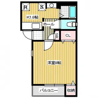 アルテハイム弐番館【1階】の間取り
